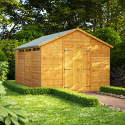 Power / Power Security Apex Shed 14' x 10' Double Doors