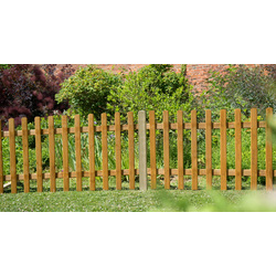 Forest Garden Pale Picket Fence Panel 6' x 3'