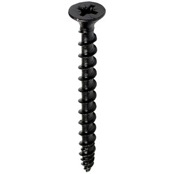 Exterior-Tite Exterior-Tite Pozi Countersunk Outdoor Screw - Black 4.0 x 40mm - 25580 - from Toolstation