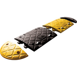 JSP JSP Jumbo Speed Bump Black and Yellow 50mm Height - 25608 - from Toolstation