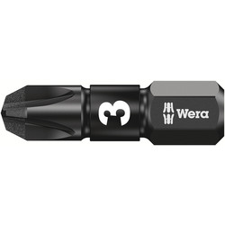 Wera Wera Impaktor Diamond Screwdriver Bit Pz3 x 25mm - 25632 - from Toolstation