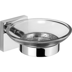 Croydex Croydex Chester Flexi-Fix Soap Dish Polished Chrome - 25688 - from Toolstation