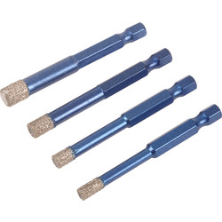 Mexco Mexco TDXCEL Dry Diamond Tile Drill 4 Piece - 26025 - from Toolstation