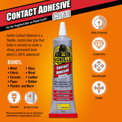 Gorilla Contact Adhesive Clear