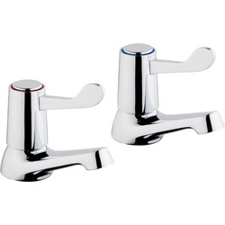 Ebb and Flo Ebb + Flo Contract Lever Taps Basin Pillar - 26452 - from Toolstation