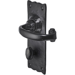 Old Hill Ironworks Old Hill Ironworks Burford Suite Door Handles 158mm x 55mm Bathroom - 26464 - from Toolstation