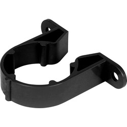 Aquaflow Pipe Clip 32mm Black - 26499 - from Toolstation