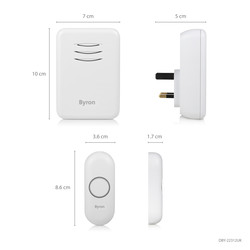 Byron Wireless Doorbell Set