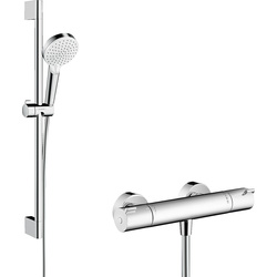 Hansgrohe / Hansgrohe Crometta 1001CL Thermostatic Bar Diverter Mixer Shower Chrome