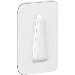 White Self Adhesive Clips 4mm - 26921 - from Toolstation