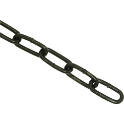 Black Japanned Chain 5 x 28 x 2500mm - 27032 - from Toolstation