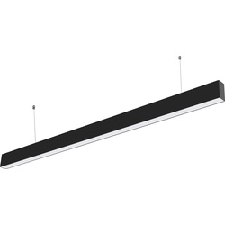 V-TAC IP20 LED Linear Hanging Light with Samsung Chip CCT adjustable 40W Black 2500lm CCT 3in1