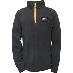 CAT / Caterpillar Half Zip Micro Fleece Medium Black