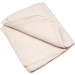 Unbranded Cotton Dust Sheet 1.8m x 0.9m - 27434 - from Toolstation