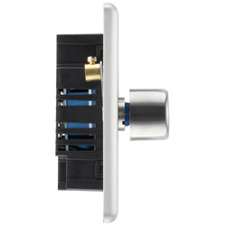 BG Brushed Steel Dimmer Switch