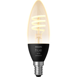 Philips Hue LED Filament Smart Bulb White E14 350lm 4.4W