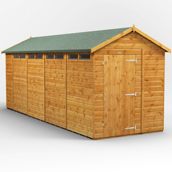 Power / Power Apex Security Shed 18' x 6'
