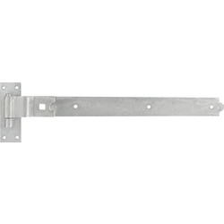 GateMate GateMate Cranked Band & Hook on Plate 600mm Galvanised - 27786 - from Toolstation