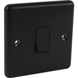Wessex Electrical Wessex Matt Black Switch 1 Gang Intermediate - 27859 - from Toolstation