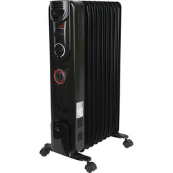 Oil Filled Radiator with Timer 2.0kW Black