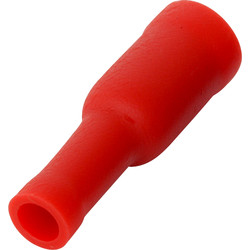 Bullet / Bullet Connector Female 1.5mm Red