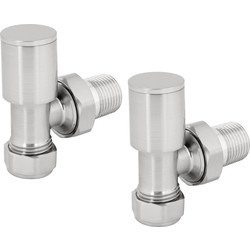 Reina / Portland Brushed Valve Angled