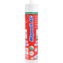 Mapei Mapei AC Solvent Free Silicone Sealant 310ml White - 28161 - from Toolstation