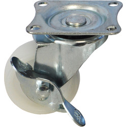 MOVE IT Swivel Wheel with Brake Castor 50mm 50kg - 28396 - from Toolstation