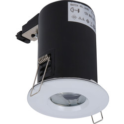 Meridian Lighting / Low Voltage Fire Rated Cast IP65 Downlight MR16 Brass