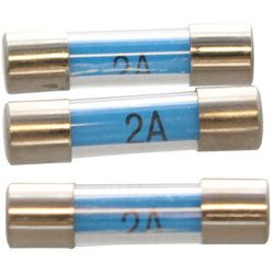 Hayes Uk 556021 Quick Fast Blow Fuse 20Mm 2 Amp (3 Per Pack) 