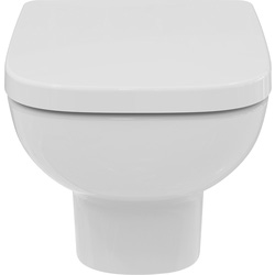 Ideal Standard i.life A Wall Hung Toilet with Wall Frame and Soft Close Seat 