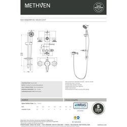 Methven KEA Sequential Shower Valve Kit