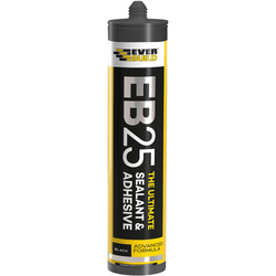 Everbuild EB25 The Ultimate Sealant & Adhesive 300ml Black - 29625 - from Toolstation