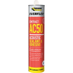 Everbuild AC50 Trade Acoustic Sealant & Adhesive 900ml - 29734 - from Toolstation