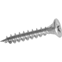 Stainless Single Thread Pozi Screw 4 x 40mm - 30115 - from Toolstation