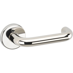 Urfic Easy Click Screwless 1650 Lever On Rose Handle Polished Nickel