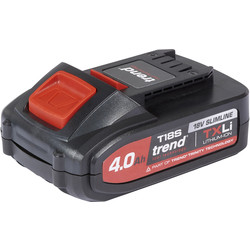 Trend Trend T18S 18V Li-Ion Battery 4.0Ah Slimline - 30144 - from Toolstation