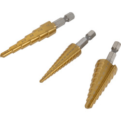 Silverline HSS Titanium Coated Step Drill Set  - 30591 - from Toolstation