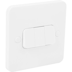 Schneider Electric / Schneider Electric Lisse 10AX Switch 3 Gang 2 Way