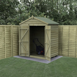 Forest / 4LIFE Apex Shed 6 x 4 - Double Door - No Window