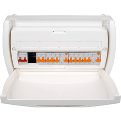 GE / GE 17th Edition Dual RCD Consumer Unit 12 Way 5+5+2