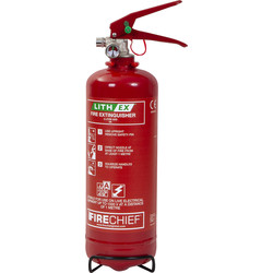 Fire Chief Firechief Lith-Ex Fire Extinguisher 2 Litre - 30980 - from Toolstation