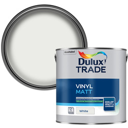 Dulux Trade / Dulux Trade Vinyl Matt Paint White 2.5L