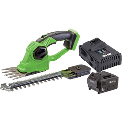 Draper Draper Cordless D20 18V 21cm 2-in-1 Grass and Hedge Trimmer 1 x 3.0Ah - 31091 - from Toolstation