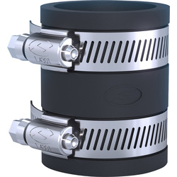 Fernco / Fernco PlumbQwik Straight Coupling Black 30-39mm