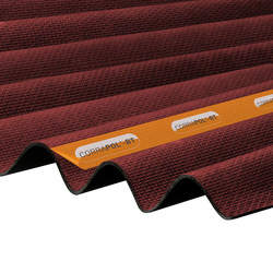 Corrapol-BT Corrugated Bitumen Sheet Red 930 X 1000mm
