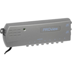 PROception / PROception Distribution Amplifier with Satellite Return Path FM/DAB/UHF TV Distribution 8 Way
