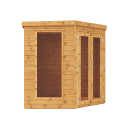 Mercia Premium Corner Summerhouse with Side Shed
