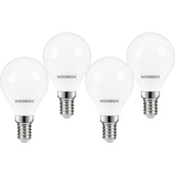 Wessex LED Frosted Mini Globe Bulb Lamp 2.2W SES 250lm