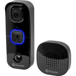 Swann Smart Security 1080p Wireless WiFi Battery Video Doorbell & Chime Kit 